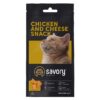 Хрумкі ласощі Savory Snack Подушечки для вибагливих котів, з куркою та сиром, 60 г - Image 4