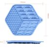 Килимок-годівниця WahoPet licky mat силіконовий, синій - Image 3