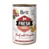 Консервований корм Brit Fresh Beef/Pumpkin для собак з яловичиною та гарбузом, 400 г