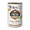 Консервований корм Brit Fresh Turkey/Peas для собак з індичкою та горошком, 400 г