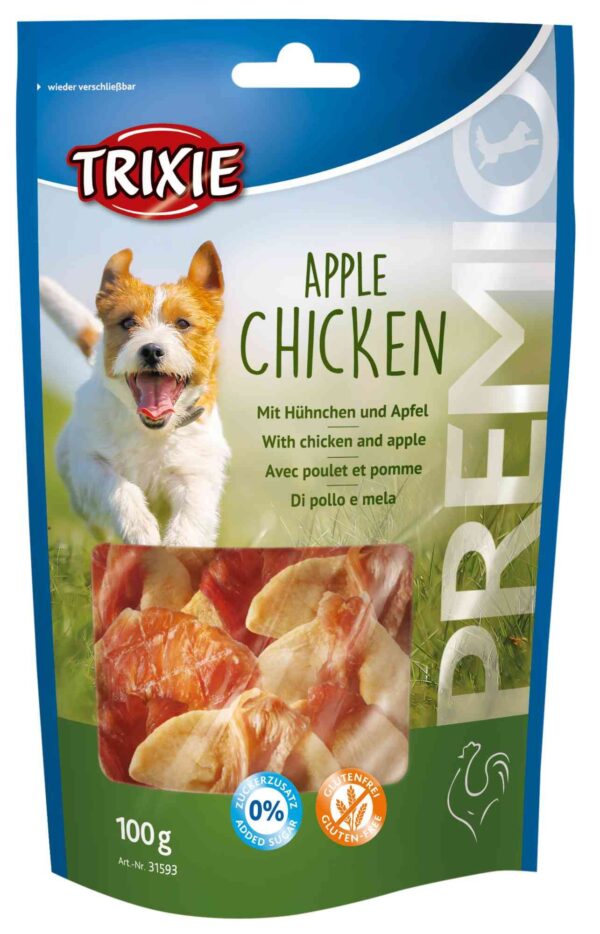 Ласощі Trixie Premio Apple Chicken для собак курка та яблуко, 100 г