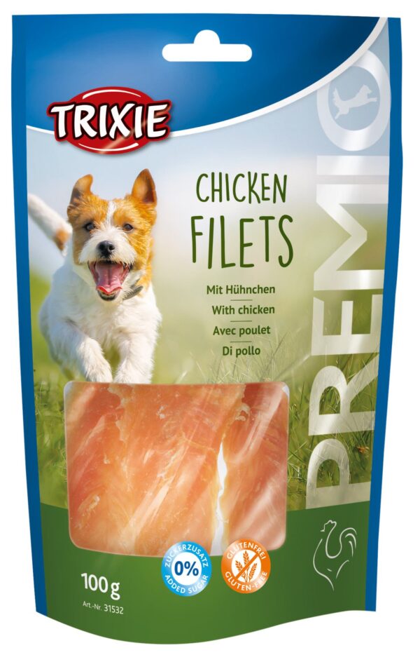 Ласощі Trixie Premio Chicken Filets для собак курка, 100 г