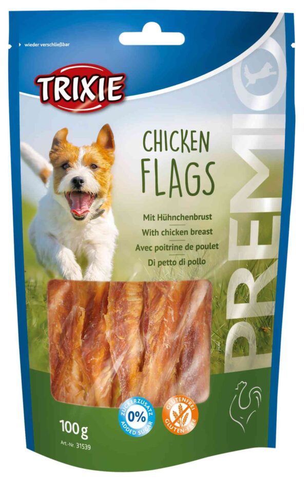 Ласощі Trixie Premio Chicken Flags для собак курка, 100 г