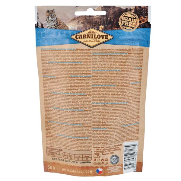 Ласощі Carnilove Cat Crunchy Snack для котів, лосось та м'ята, 50 г - Image 2
