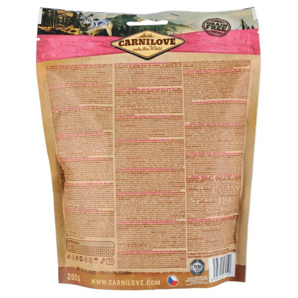 Ласощі Carnilove Dog Crunchy Snack для собак, ягня та журавлина, 200 г - Image 2