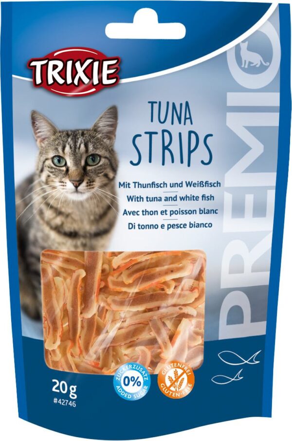 Ласощі Trixie Premio Tuna Strips для котів смужки тунця, 20 г