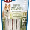 Ласощі Trixie Premio Deer Fish Sandwiches для собак, з олениною та рибою, 100 г