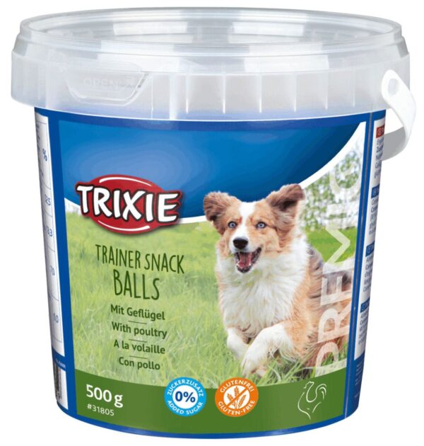 Ласощі Trixie Premio Trainer Snack Poultry Balls для собак, з м’ясом птахів, 500 г