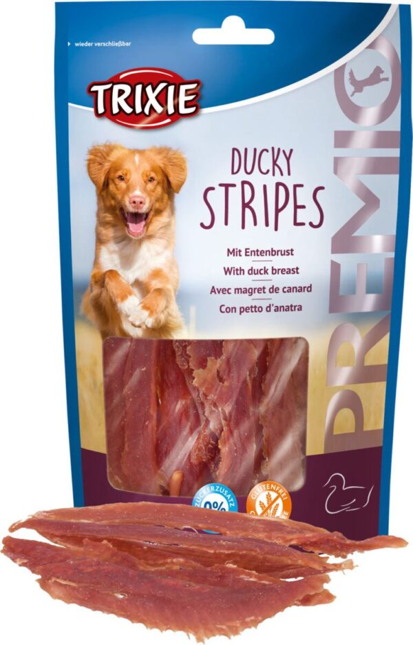 Ласощі Trixie Premio Ducky Stripes для собак, качка, 100 г - Image 3