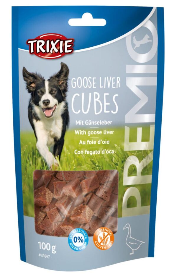 Ласощі Trixie Premio Guse Liver Cubes для собак, з гусячою печінкою, 100 г - Image 3