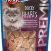 Ласощі Trixie Premio Hearts для котів, качка/минтай, 50 г