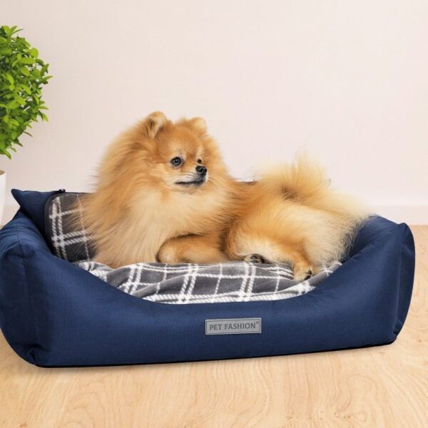 Лежак Pet Fashion «Prime» для собак, 66x52x24 см, синій - Image 2
