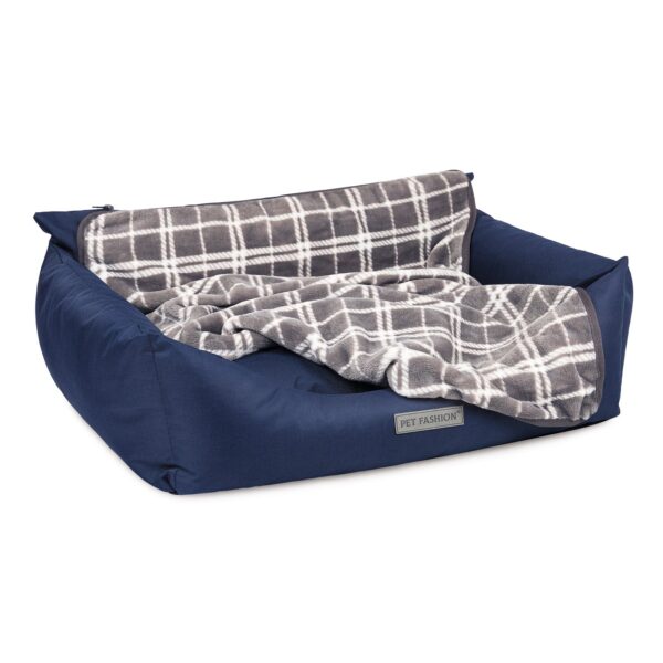 Лежак Pet Fashion «Prime» для собак, 66x52x24 см, синій - Image 3