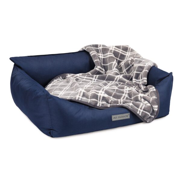 Лежак Pet Fashion «Prime» для собак, 66x52x24 см, синій - Image 4