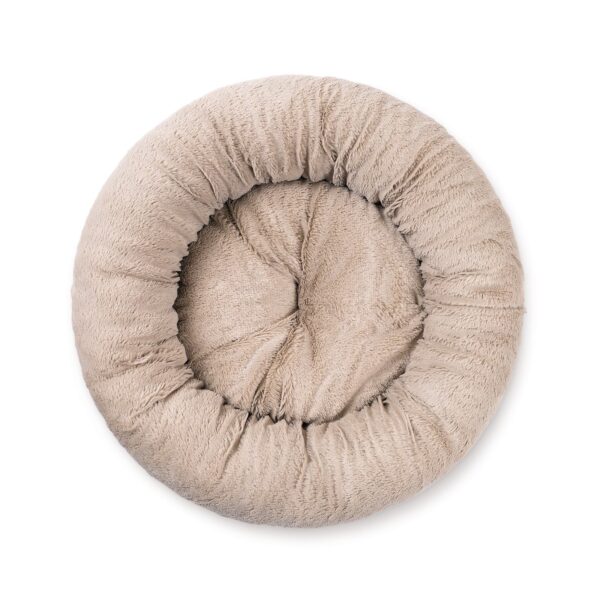 Лежак Pet Fashion «Soft» для котів, 48х48х17 см, бежевий - Image 4
