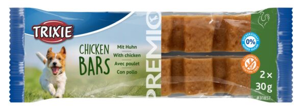 Ласощі Trixie Premio Chicken Bars м'ясні батончики для собак, з куркою, 2х30 г
