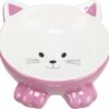 Миска Trixie Котик для котів, ергономічна, керамічна, 14 см, 150 мл