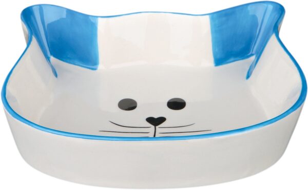 Миска Trixie для котів у формі котячої мордочки, керамічна, 12 см, 250 мл - Image 2