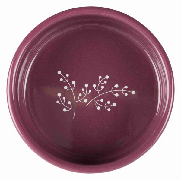 Миска Trixie для собак керамічна, 12 см, 300 мл (біла/фіолетова) - Image 2