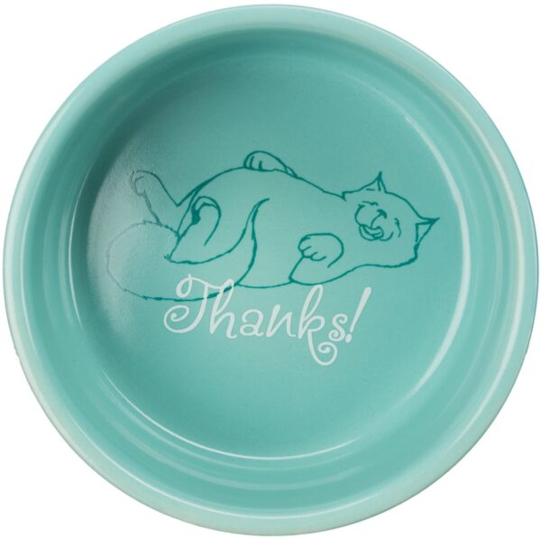 Миска Trixie Thanks for Service для котів керамічна, 11 см, 300 мл - Image 8