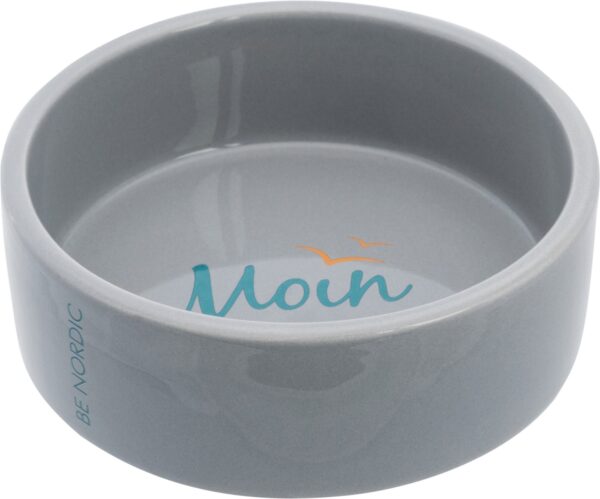 Миска Trixie Be Nordic для котів керамічна, 12 см, 300 мл (сіра)