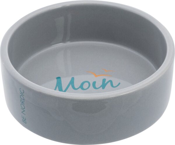 Миска Trixie Be Nordic Moin для собак, сіра, 1.4 л, d:20 см (кермічна)
