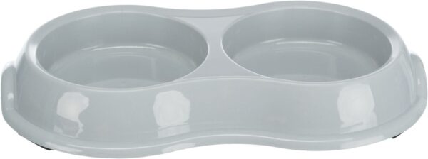 Миска Trixie для собак, подвійна, 2х200 л, d:11 см, 26х4х14 см (пластик) - Image 3