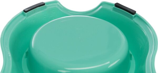 Миска Trixie для собак, подвійна, 2х200 л, d:11 см, 26х4х14 см (пластик) - Image 5