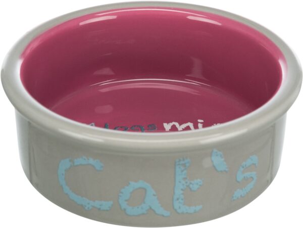Миска Trixie Eat on Feet для котів подвійна на металевій підставці, керамічна, 12 см, 2х300 мл - Image 3