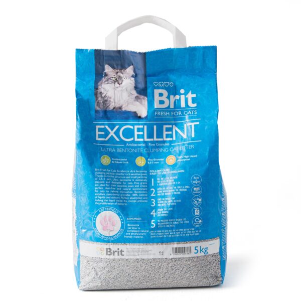 Наповнювач для котячого туалету Brit Fresh Excellent бентонітовий, 5 кг - Image 3