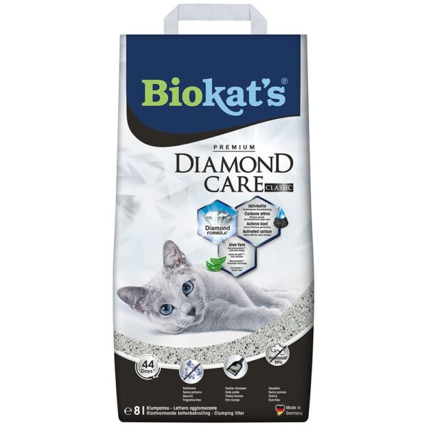 Наповнювач Biokats Diamond Classic для котячого туалету