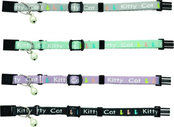 Нашийник Trixie Kitty для котів нейлон (кольори в асортименті) - Image 2