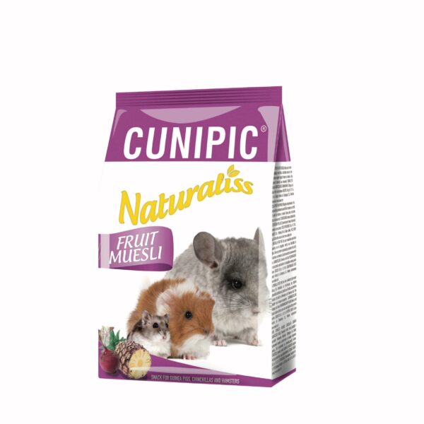 Снеки Cunipic Naturaliss Fruit для морських свинок, хом'яків і шиншил, 60 г