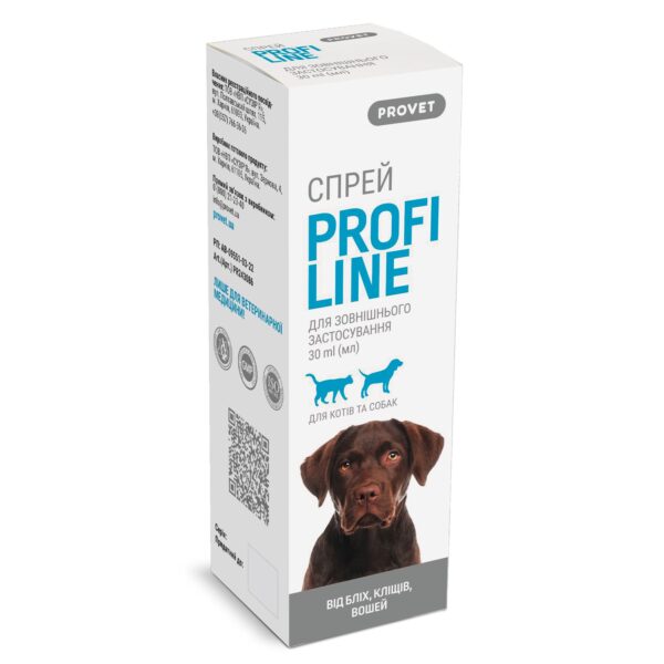 Спрей ProVet Profiline для котів та собак, 30 мл (інсектоакарицид) - Image 2
