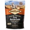 Сухий корм Carnilove Fresh Ostrich & Lamb для дорослих собак дрібних порід - ягня та страус
