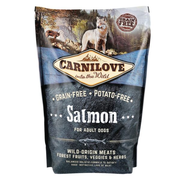 Сухий корм Carnilove Salmon для дорослих собак всіх порід, лосось, 1,5 кг - Image 3