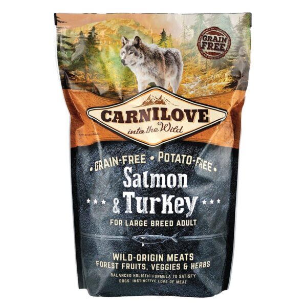 Сухий корм Carnilove Salmon & Turkey для дорослих собак великих порід лосось та індичка - Image 3
