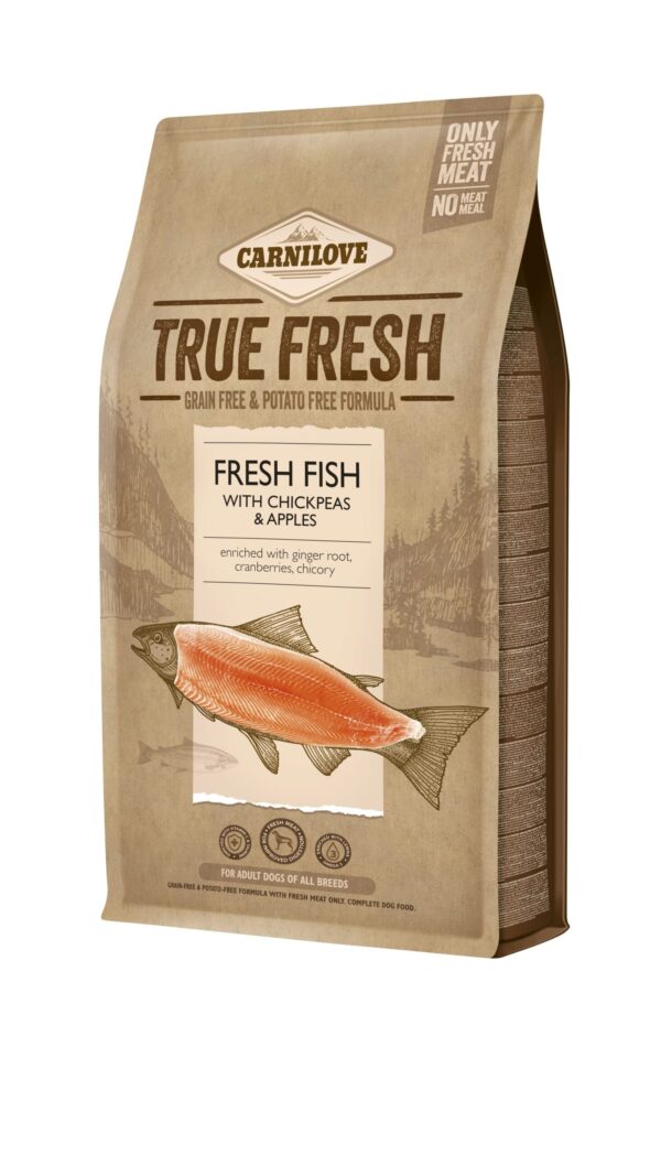 Сухий корм Carnilove True Fresh для дорослих собак всіх порід, з рибою, 4 кг