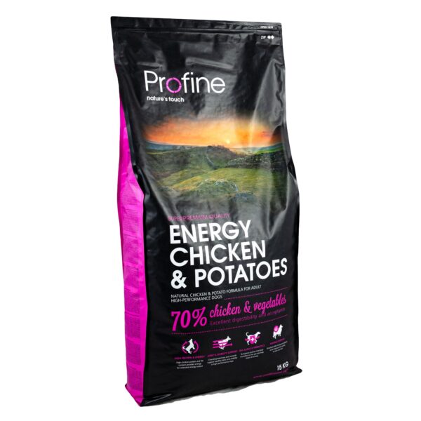 Сухий корм Profine Energy для активних собак всіх порід з куркою та картоплею, 15 кг - Image 5