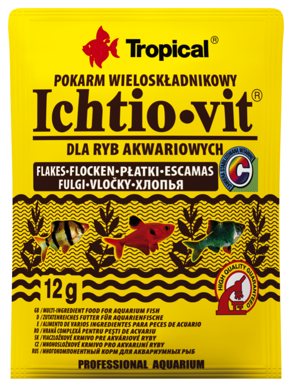 Сухий корм Tropical Ichtio-Vit для всіх акваріумних риб (пластівці)