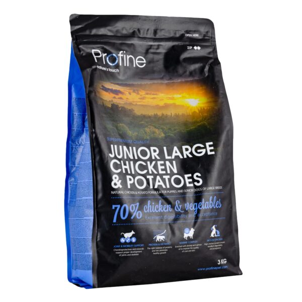 Сухий корм Profine Junior Large для цуценят та юніорів великих порід з куркою та картоплею - Image 4