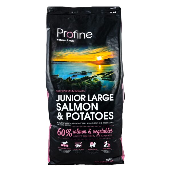 Сухий корм Profine Junior Large для цуценят та юніорів великих порід з лососем та картоплею, 15 кг - Image 2