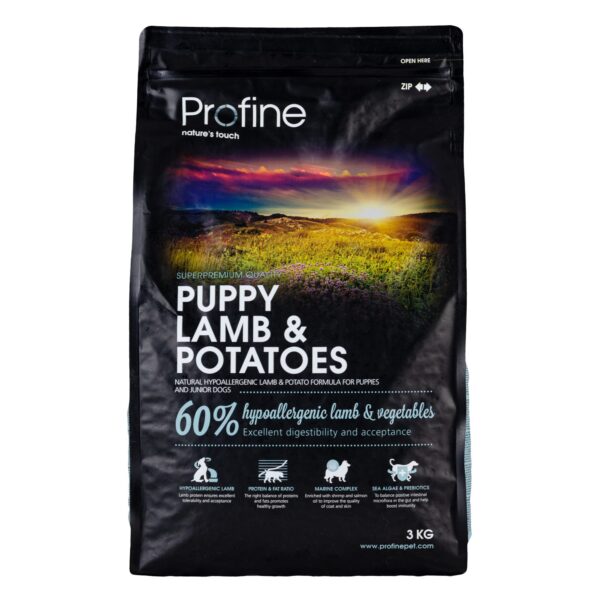 Сухий корм Profine Puppy для цуценят та юніорів всіх порід з ягнятиною та картоплею - Image 3