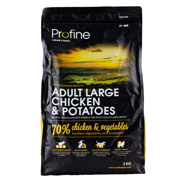 Сухий корм Profine Adult Large для дорослих собак великих порід з куркою та картоплею - Image 3