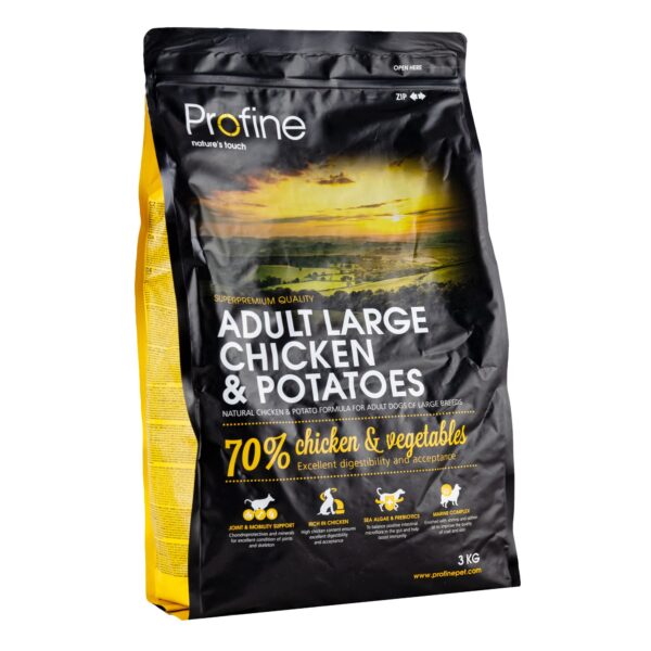 Сухий корм Profine Adult Large для дорослих собак великих порід з куркою та картоплею - Image 4