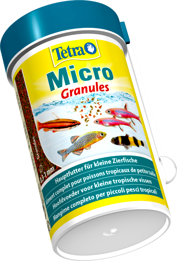 Корм Tetra Micro Granules для акваріумних дрібних рибок, 100 мл (гранули) - Image 2