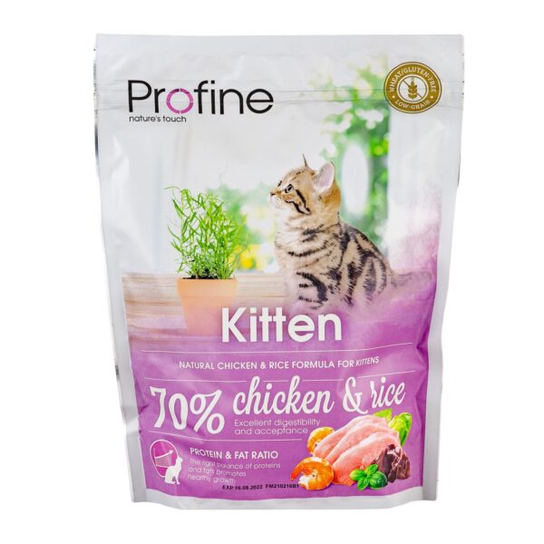 Сухий корм Profine Kitten для кошенят з куркою та рисом