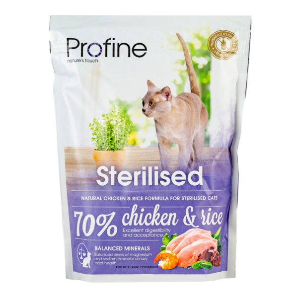 Сухий корм Profine Sterilised для стерилізованих котів з куркою та рисом - Image 3