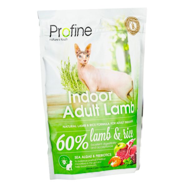 Сухий корм Profine Indoor для котів які живуть в приміщенні з ягням та рисом - Image 3