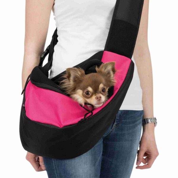 Сумка-переноска Trixie «Sling Front Carrier», 50x25x18 см (рожева) - Image 2